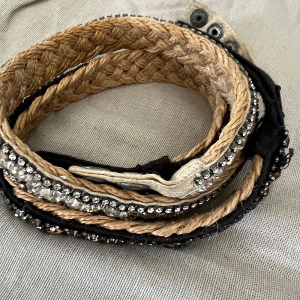 2-Juicy Couture Wrap Rhinestone Bracelets - Picture 9 of 15